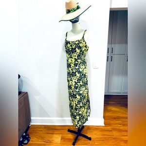 NEW Women's Vintage Authentic Hilo Hattie GREEN HIBISCUS Aloha Sz 14